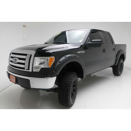 Trailfx FENDER FLARES Bolt On Style 2 Inch Tire Coverage Smooth Black ABS Plastic Set of 4 PFFC3005S